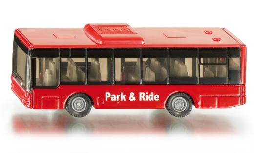 Siku 1021 Městský autobus červený