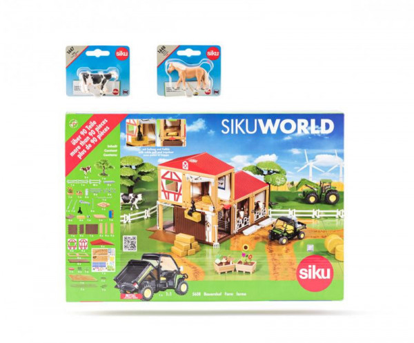 Siku World - Farma 2 koně a 2 krávy