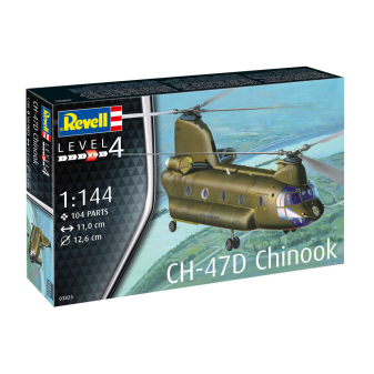 Revell Plastic ModelKit vrtulník 03825 - CH-47D Chinook (1:144)