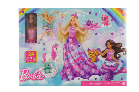 Mattel Barbie Pohádkový adventní kalendář 2023 HVK26