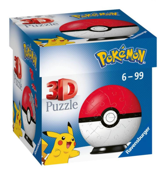 Ravensburger Puzzle-Ball Pokémon Motiv 1 - položka 54 dílků 3D puzzle