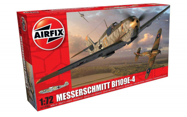 Airfix A01008A Classic Kit letadlo - Messerschmitt Bf109E-4 (1:72)