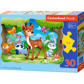 Castorland 3570 puzzle Koloušek a jeho přátelé 30 dílků