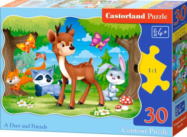 Castorland 3570 puzzle Koloušek a jeho přátelé 30 dílků