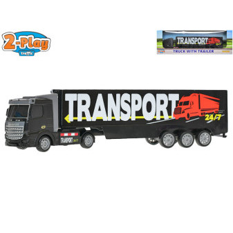 2-Play Traffic auto nákladní kamion kov 31cm zpětný chod v krabičce
