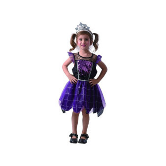 Šaty na karneval - pavoučí královna, 92 - 104 cm