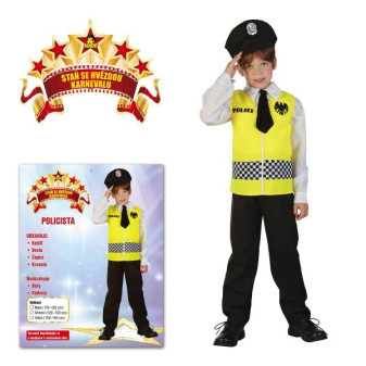 Šaty na karneval Policie 120 - 130 cm