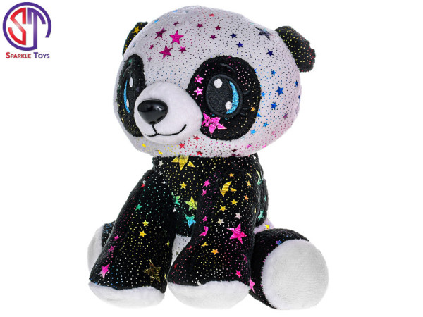Panda Star Sparkle plyšová 16cm sedící 0m+ v sáčku