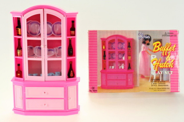 Glorie úložná skříň pro panenky typu Barbie