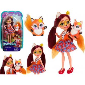 Mattel panenka Enchantimals se zvířátkem liškou Felicity fox DVH87