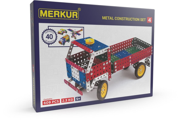 Merkur 4 M4  stavebnice kovová 602 dílků