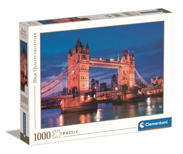 Clementoni 39674 puzzle 1000 dílků  Tower Bridge v noci