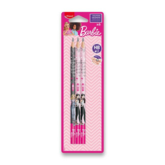 Maped Grafitová tužka Barbie - tvrdost HB 6 ks