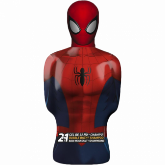 Spiderman 3D figurka 2v1 šampon a pěna do koupele 350 ml