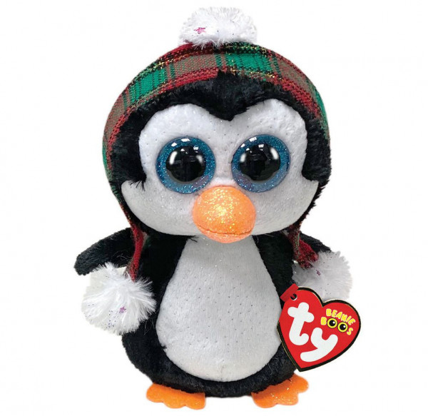 TY Boos Cheer - Vánoční tučňák 15 cm