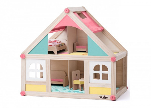 Woody Domeček pro panenky malý s příslušenstvím
