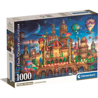 Clementoni 39778 puzzle 1000 dílků DownTown/V centru města