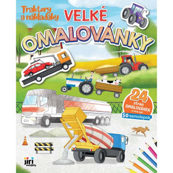 Models Velké omalovánky Traktory a náklaďáky