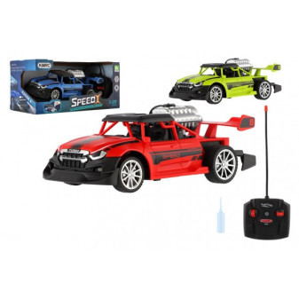 Auto RC buggy vypouštějící páru plast 20cm 40MHz na dálkové ovládání se světlem 3 barvy v krabic