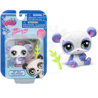 Littlest Pet Shop 1 figurka - fialová panda