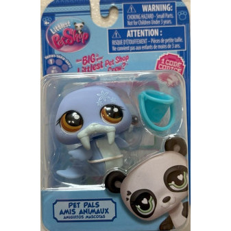 Littlest Pet Shop 1 figurka - modrý mrož