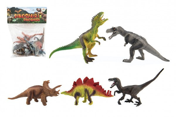 Dinosaurus plast 15-18cm 5ks v sáčku