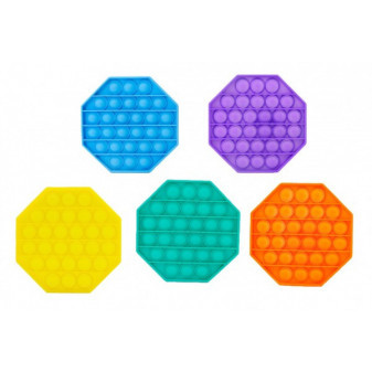 Bubble Pops osmihran - praskající bubliny antistresová hračka