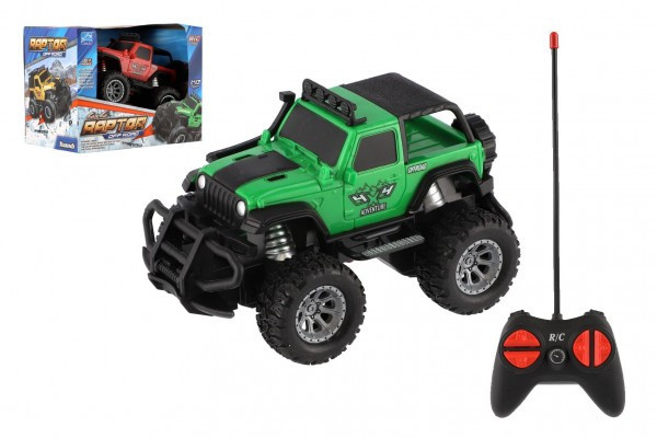 Auto RC Off-Road terénní plast  na dálkové ovládání 14cm na baterie 27MHz  v krabičce