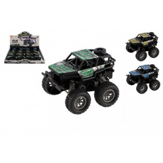 Auto OFF-ROAD plast 7x8,5cm na setrvačník 3 barvy