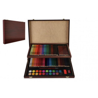 Sada na malování Art box kreativní sada 91ks v dřevěném kufříku