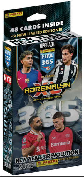 PANINI FIFA 365 2024/2025 - ADRENALYN karty - NEW YEAR'S REVOLUTION (UPGRADE)