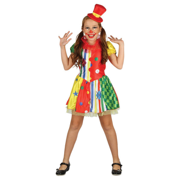 Šaty na karneval - klaunka , 130-140 cm
