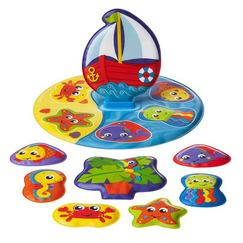 Playgro - Plovoucí puzzle do vany 9 dílů