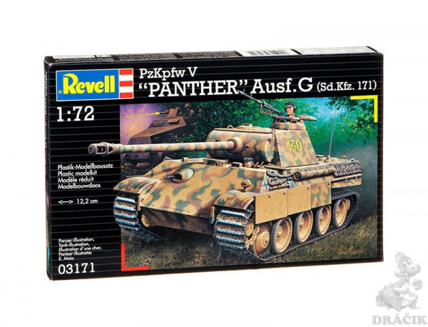 Revell 03171Plastic ModelKit tank Kpfw. V Panther Ausg. G 1:72