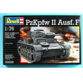 Revell 03229 tank PzKpfw II Ausf.F měřítko 1:76
