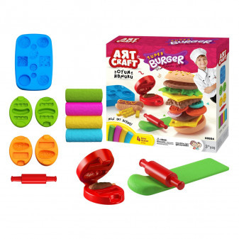 Bino Dede Modelovací sada super burger 03554