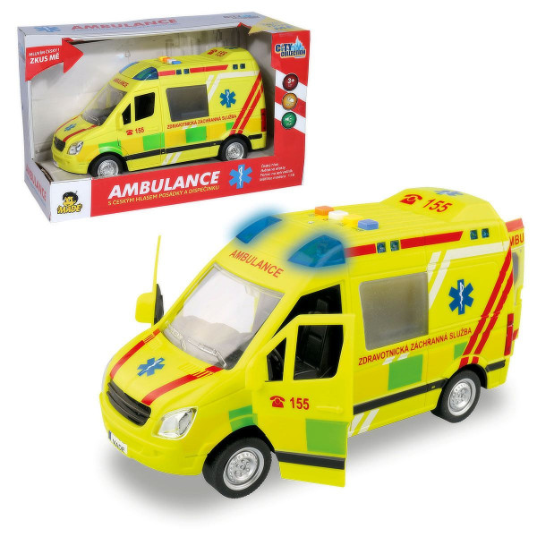 Ambulance na setrvačník se zvukem