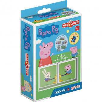 Geomag 048 Magicube Peppa Pig A day with Peppa