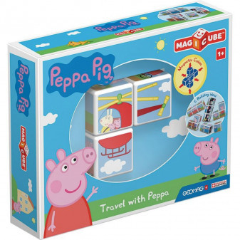 Geomag 049 Magicube Peppa Pig Travel with Peppa