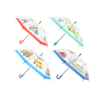 Deštník dopravní prostředky 4 druhy  vystřelovací