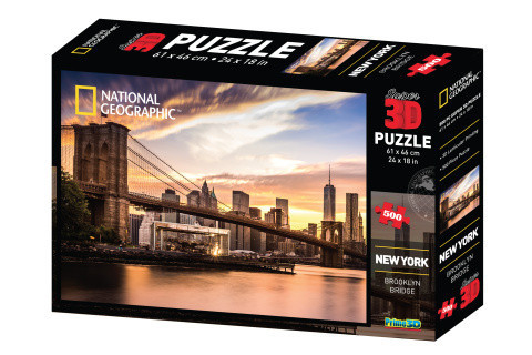 Puzzle 3D New York 500 dílků