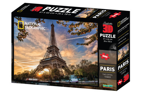 Puzzle 3D Paříž 500 dílků