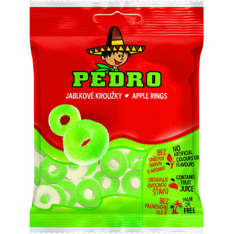 Pedro Jablkové kroužky 80g