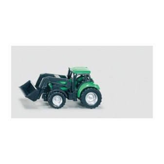 SIKU 1043 traktor Deutz-Fahr s čelním nakladačem