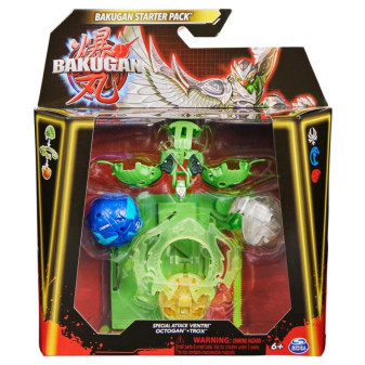 Spin Master Bakugan startovací sada speciální útok S6 Octogan a Trox