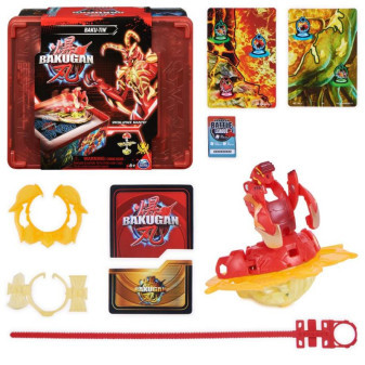 Spin Master Bakugan sběratelská plechová krabice S6