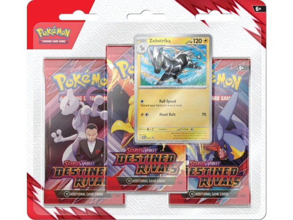 Pokémon TCG: SV10 Destined Rivals - 3 Blister Booster