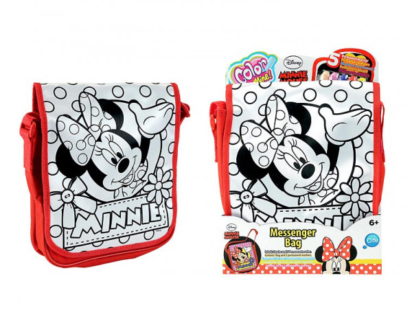 Simba CMM Minnie Mouse Messenger Bag taška k vymalování color me mine