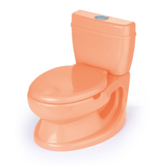 Dolu nočník dětská toaleta, oranžová na baterie