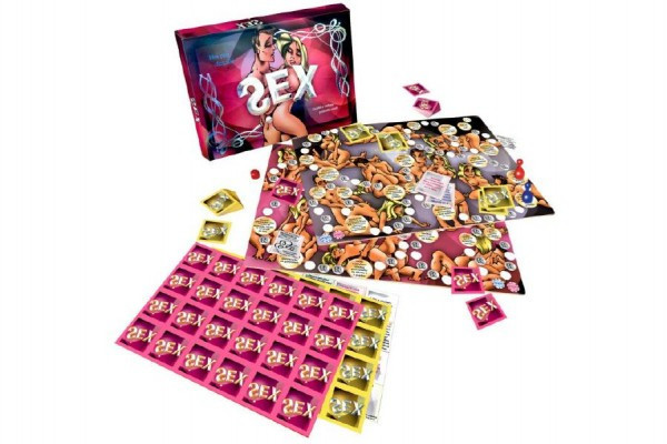 Sex společenská hra pro dospělé v krabici 33 x 23 x 3 cm